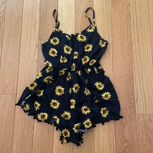Sunflower romper